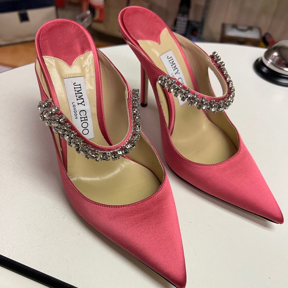 Jimmy choo shoes; bought for the last New Years; 38 size( 7-7,5US); 2 times worn